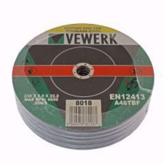 Picture of Cutting/Slitting Discs 230mm Box Of 100 Discs 