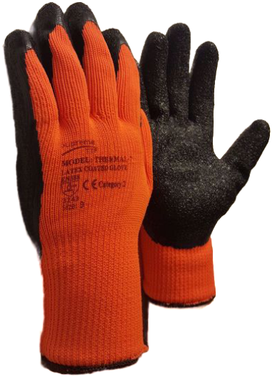 Picture of Orange HI VIZ Thermal 7 Box of 120 Pairs 